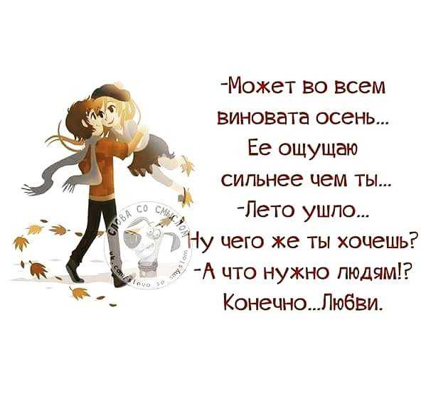 Минутка юмора! шутки про осень под конец осени))) - и разговоры обо всем!!! - страна мам