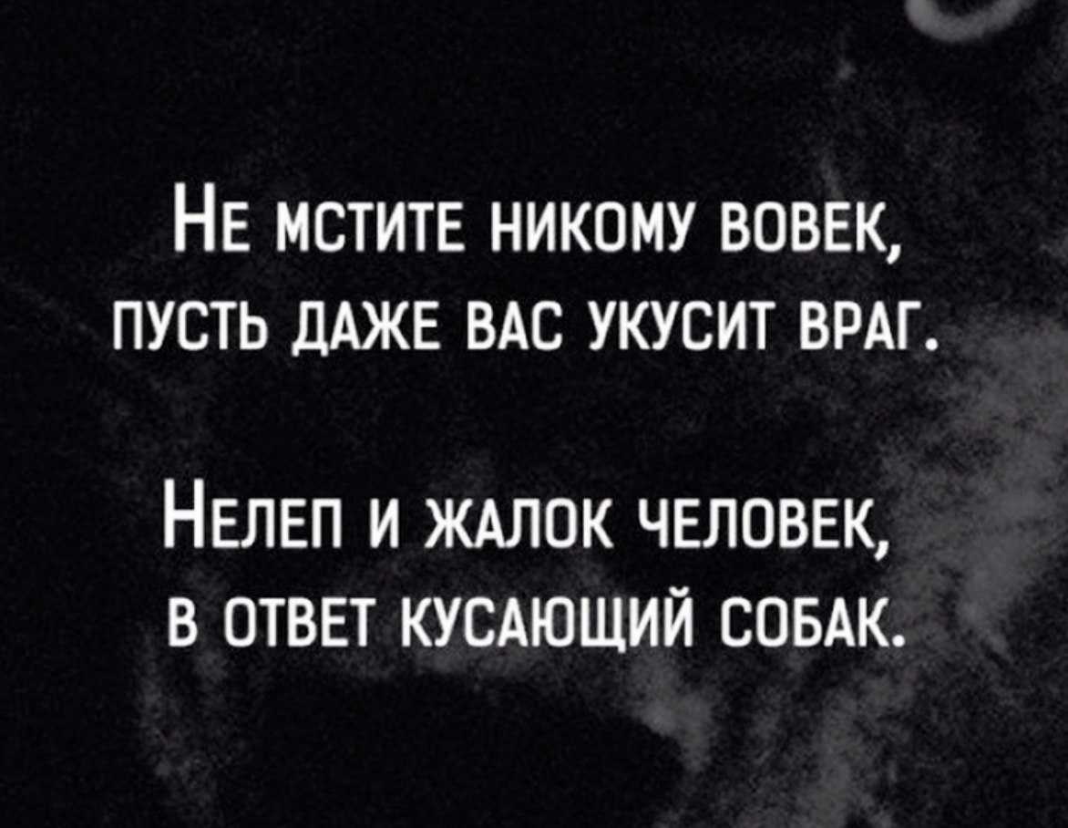 Статусы про месть