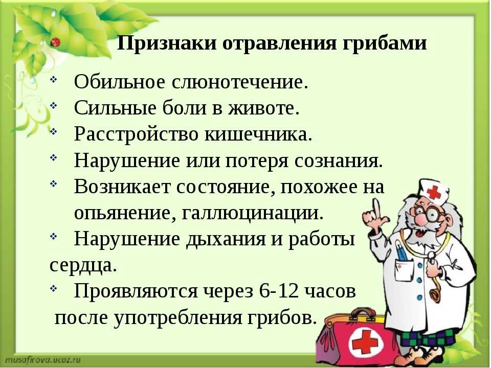 Что будет, если съесть бледную поганку, что нужно делать