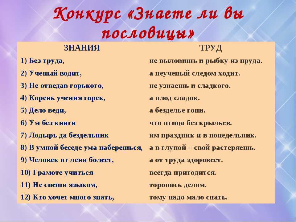 Пословицы о труде - подготовка к школе и развивающие задания для детей мама7я
