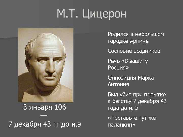 Марк туллий цицерон. всемирная история в изречениях и цитатах