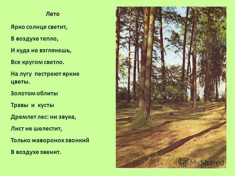 Великолепные стихи об ушедшем лете: 60 шикарных стихотворений о последних днях уходящего солнечного лета ✍ » страница 2 из 4